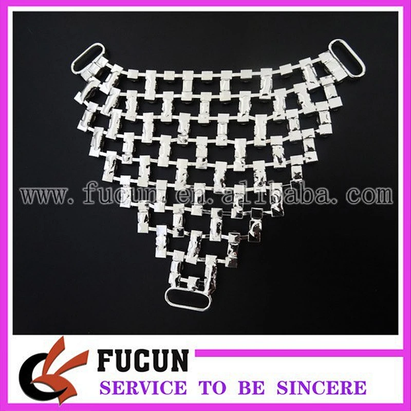 wholesale mesh shape crystal G string jewels back rhinestone connectors