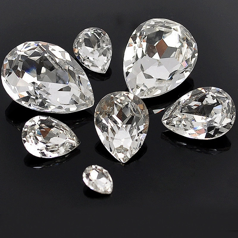 shining mix shape sew on wedding dress glass crystal stones