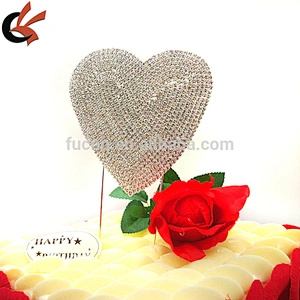 China Factory High Quality custom Rhinestone Cake Topper