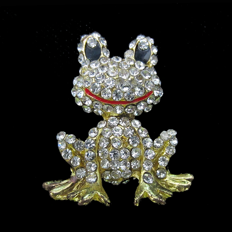Fashion design unique cutie mouse crystal rhinestone animal brooch wholesale
