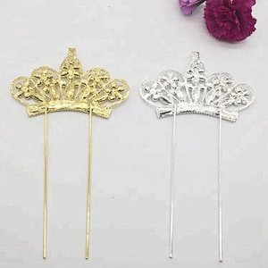 Birthday Rhinestone Tiara Crown Cake Topper for fiesta party decorations