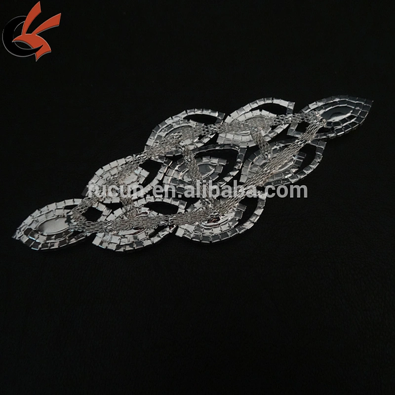 wholesale sew on crystal embellishments rhinestone applique