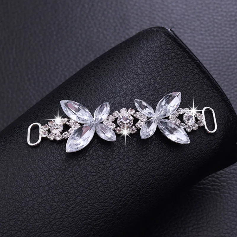 Wholesale High Quality sparkly fashion style clear rhinestone bikini chain connector