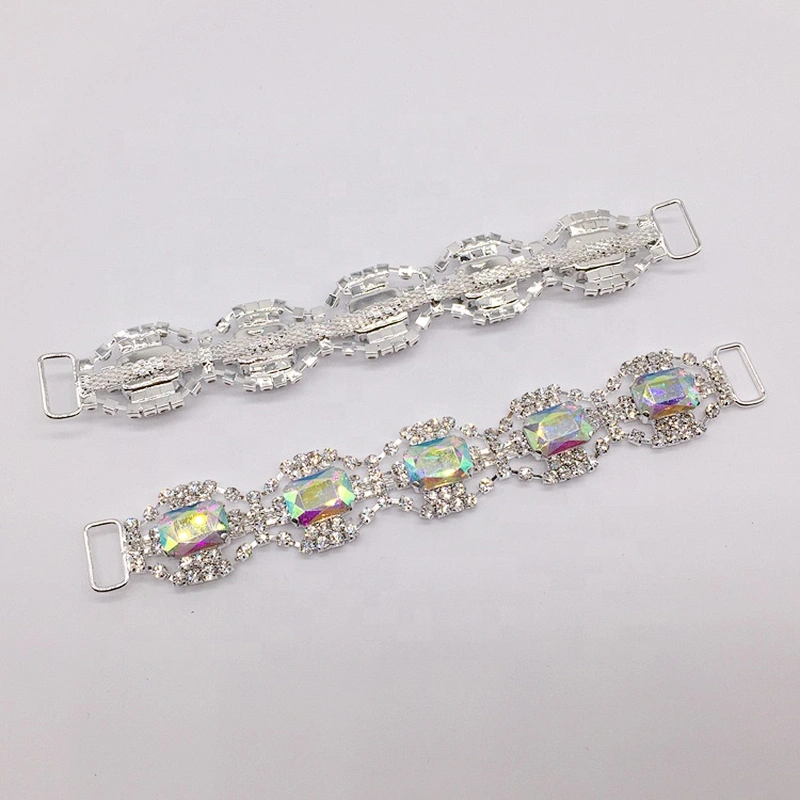 Wholesale AB Crystal Rhinestone Bikini Connectors Buckle Chain for Decoration