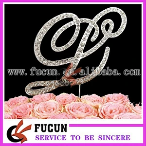 New products diamond cake topper wedding centerpieces china wholesale