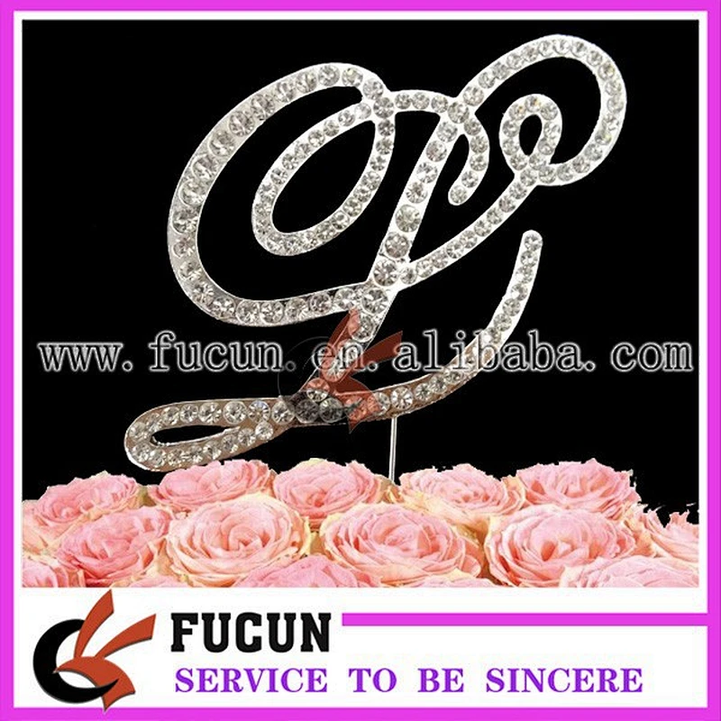 New products diamond cake topper wedding centerpieces china wholesale