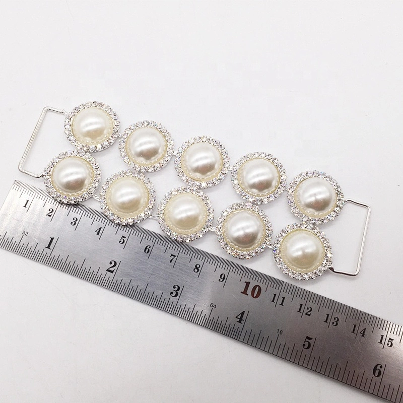 High Quality Bikini Design Accessories Swimwear Pearl Beads Bikini Connector For Wholesale