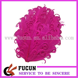 Curly Goose Feather Pad Decorations For Headbands