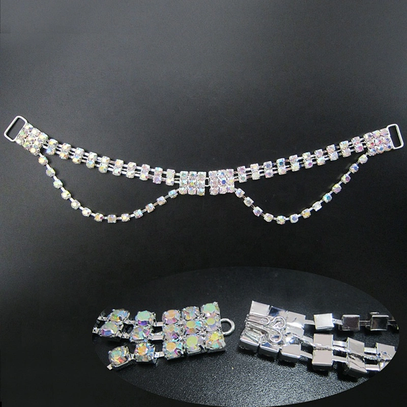32cm Bikini Suit Accessories Crystal Rhinestone Bikini Connector For Back Decoration