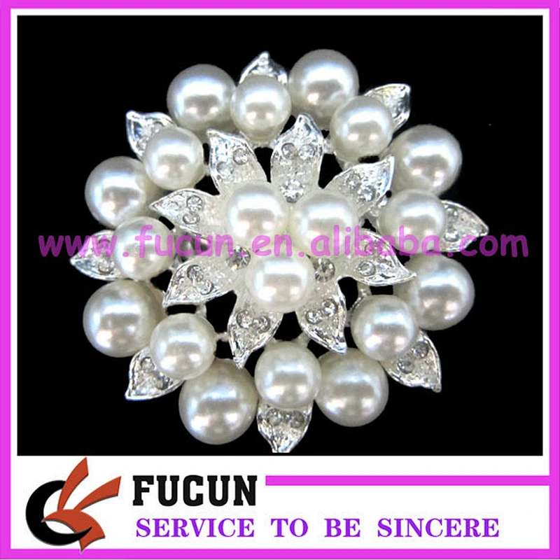 wholesale bulk fashion jewelry pearl and rhinestone embellishments for wedding dress