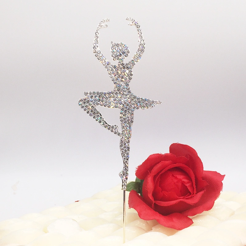 2018 New product girls photo birthday party cake decorations ballet princess tutu cake topper for sale