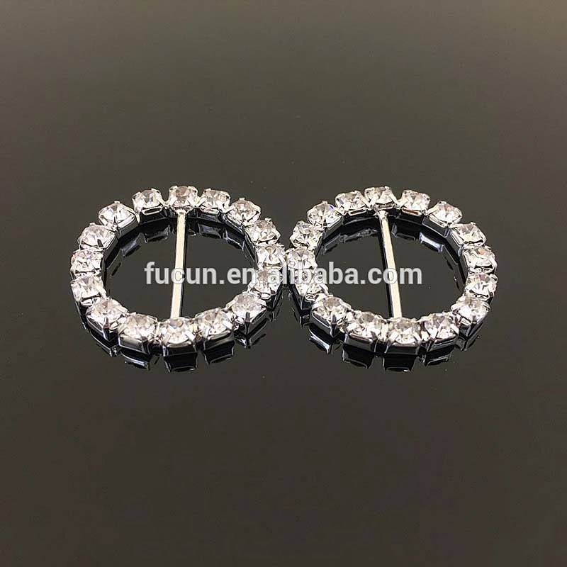 fashion wedding invitations decoration bling crystal buckles for chair sash