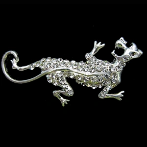 Fashion design unique cutie mouse crystal rhinestone animal brooch wholesale