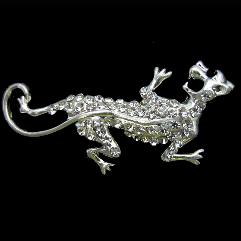 Fashion design unique cutie mouse crystal rhinestone animal brooch wholesale