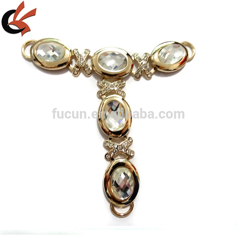 wholesale diamond shoe accessories T Shape Shoe Buckles