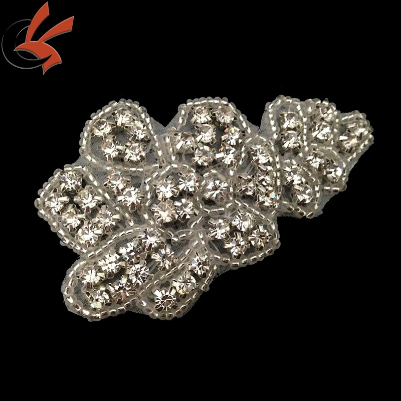 Crystals Rhinestone Applique for Wedding Bridal Dress Sash Shoes