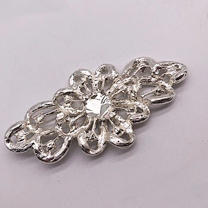 manufacturer wholesale flat back large crystal rhinestone brooch