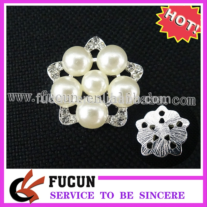 cheap flower rhinestone colorful pearl brooch, small pearl brooch pin
