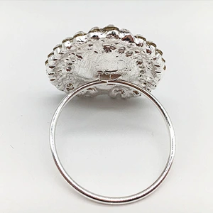 cheap bulk wholesale rhinestone napkin ring holder for table decoration