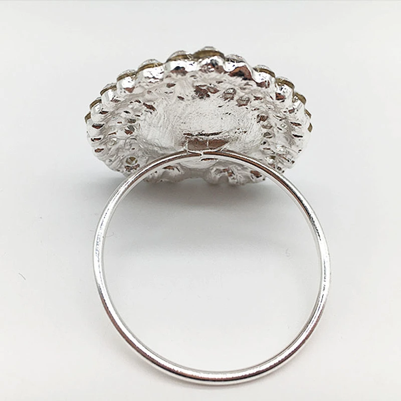 cheap bulk wholesale rhinestone napkin ring holder for table decoration