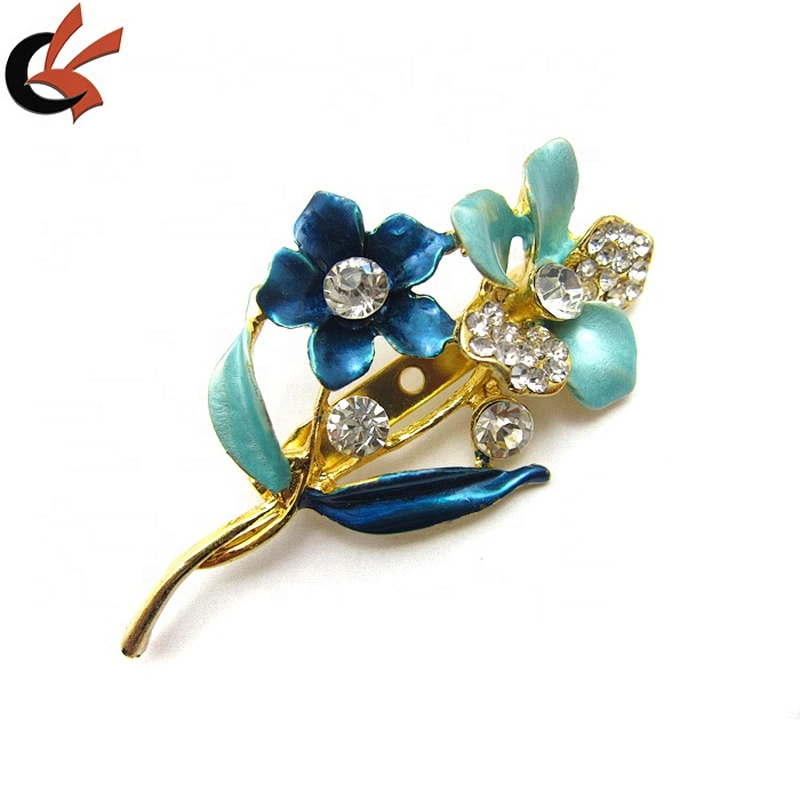 new enamel flower brooch for garment accessories