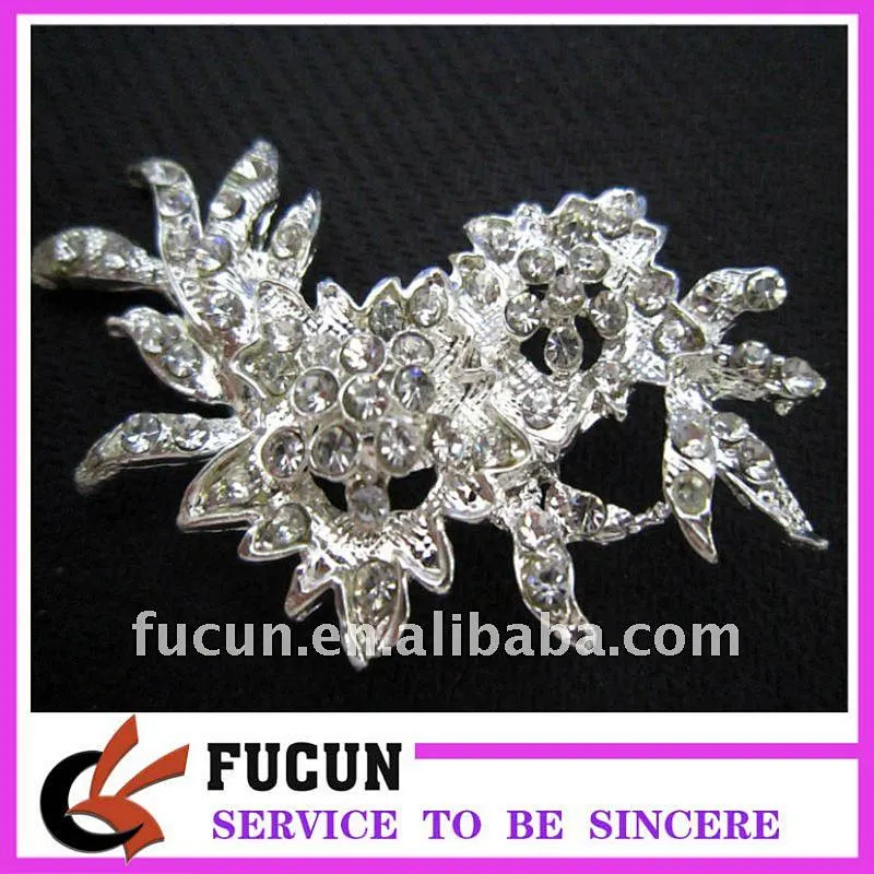 ladies fashion rhinestone brooch