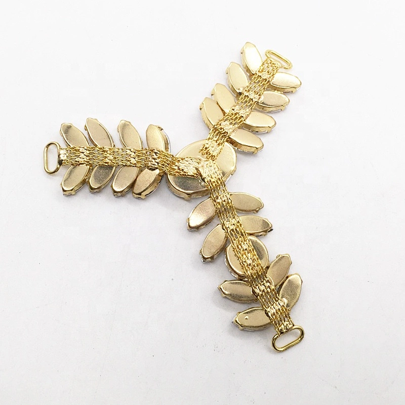 Ladies Jewelry Crystal Rhinestone Shoe Buckles And Accessories Beach Sandal for Decorations