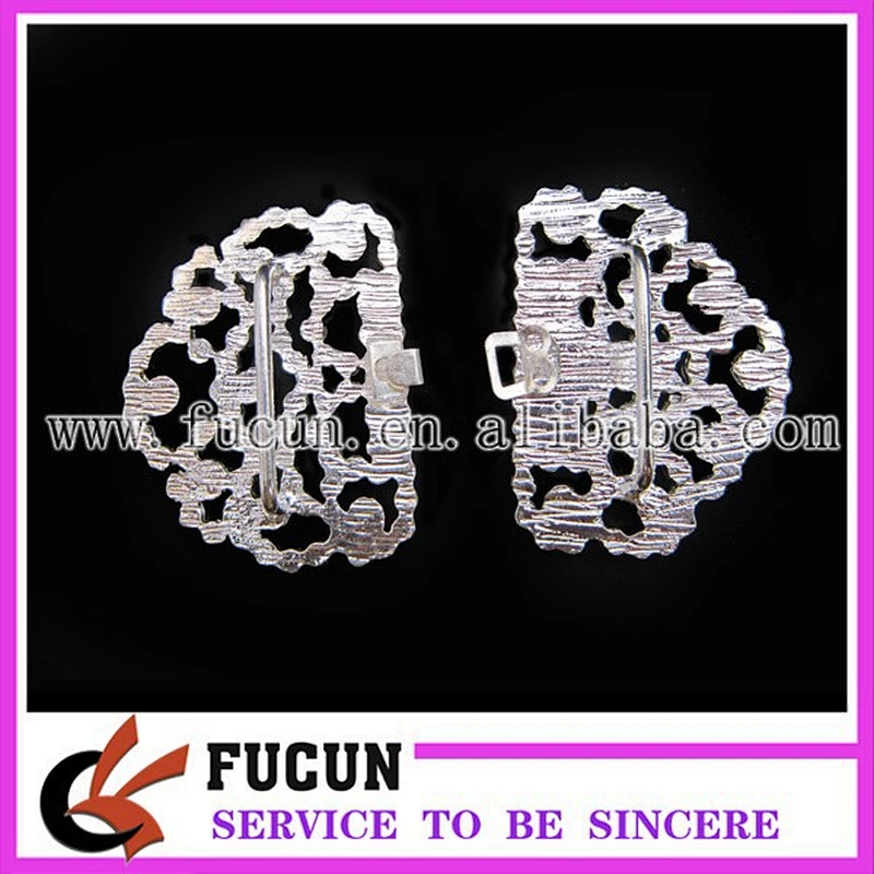 rhinestone pair buckles for wedding silk box