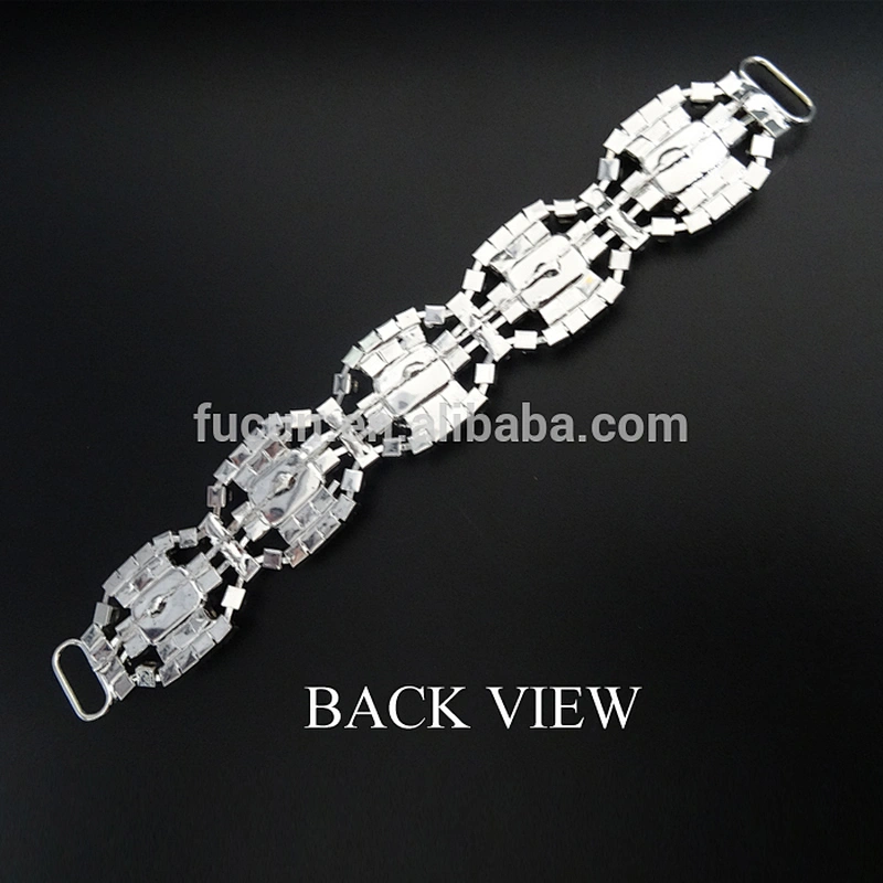 STUNNING ON STAGE BIKINI RED GLASS CRYSTAL RHINESTONE CONNECTOR