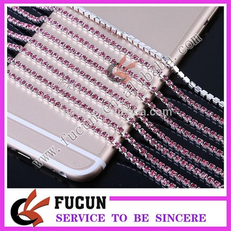 2016 Wholesale Rhinestone Cup Chain Fancy Bridal Rhinestone cup Chain
