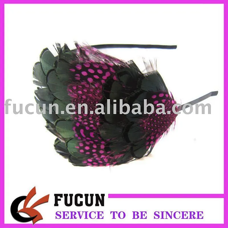China wholesale fashion feather headband/feather headdress party decorations