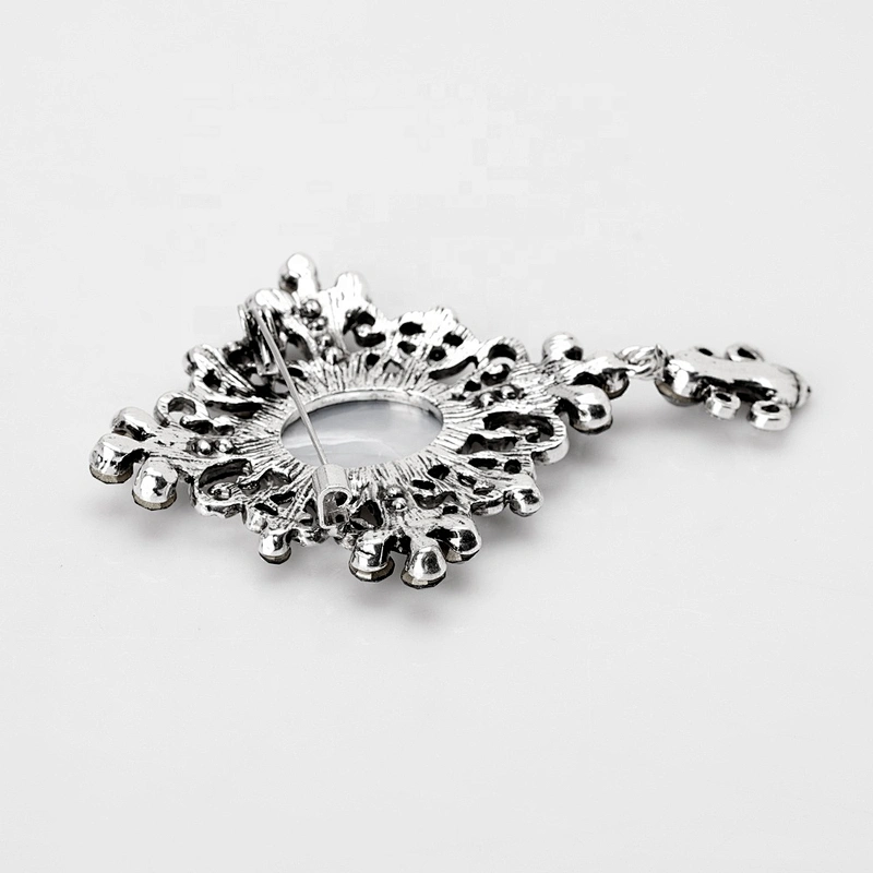 China Wholesale Vintage Style Cameo Lady Brooch Antique Silver Brooch New!!!
