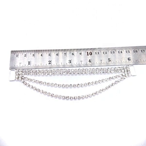 wholesale metal accessories crystal rhinestone bikini connectors