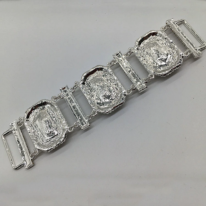 Wholesale Swimwear Rhinestone Diamante  Bikini Connector in buckle