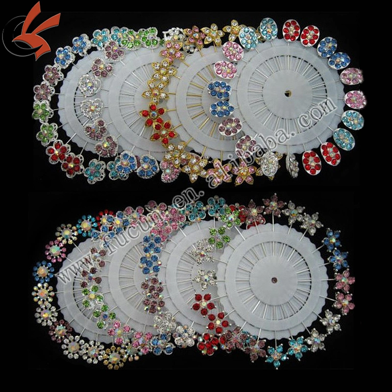 Alibaba Wholesale Fashion Rhinestone Muslim Brooch Hijab Scarf Pins