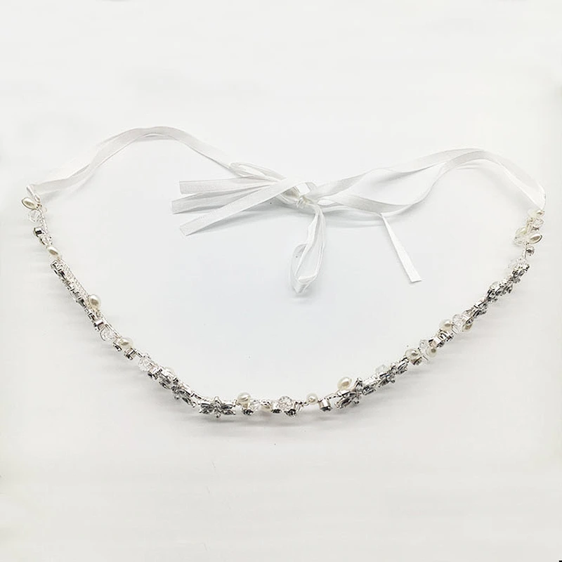 New Arrival Fashion Factory Directly Bridal Rhinestones headchain hair pieces headdress hair accessories