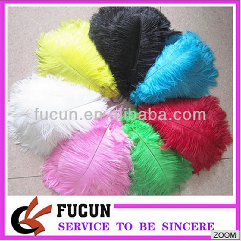 18-20 inches multicolor plumage decoration ostrich feather for party and wedding
