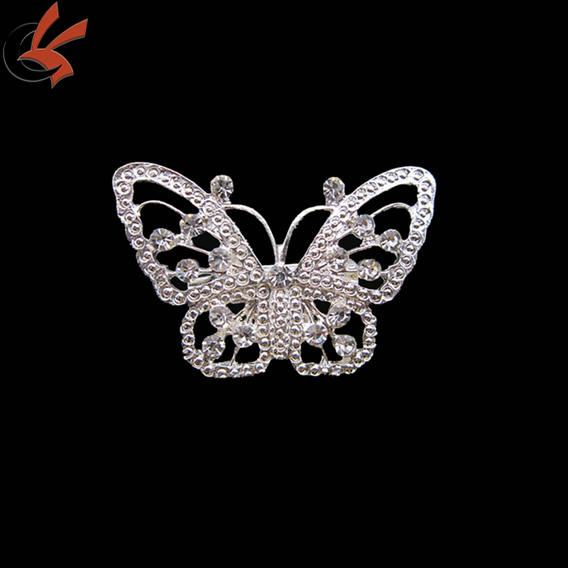 wholesale little butterfly rhinestone brooch for decoration