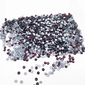 high quality ss8 ss12 ss16 ss20 hotfix DMC rhinestone 888 flat back hotfix rhinestone