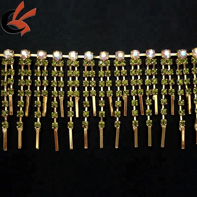 New rhinestone chain crystal trims diamante pendent trimming