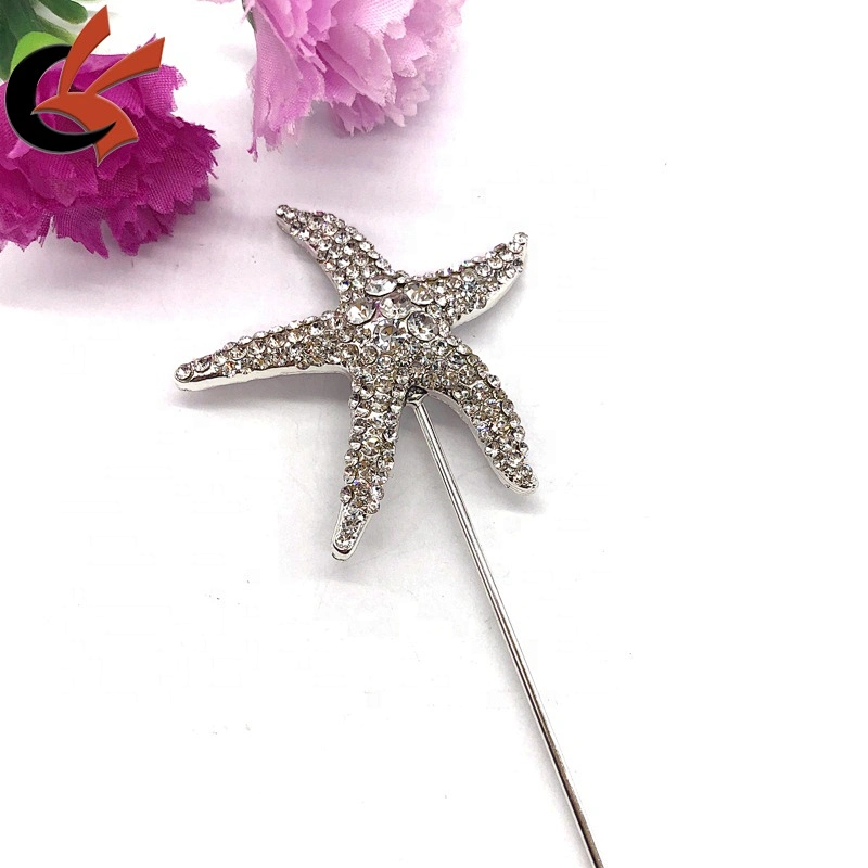 New product party birthday decorative star shape crystal rhinestone cake topper