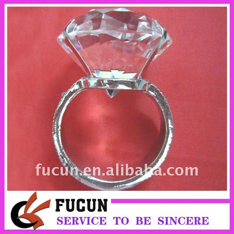hot sale crystal diamond bulk wholesale napkin ring with jewellery silver ring holders