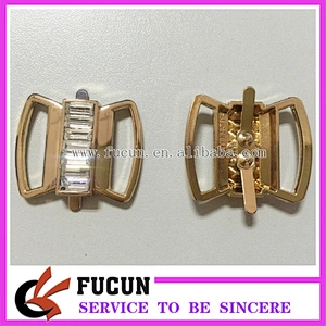 New design bikini shape antique shoe buckles women shoe upper ornament