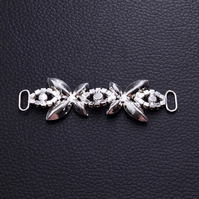 Wholesale High Quality sparkly fashion style clear rhinestone bikini chain connector