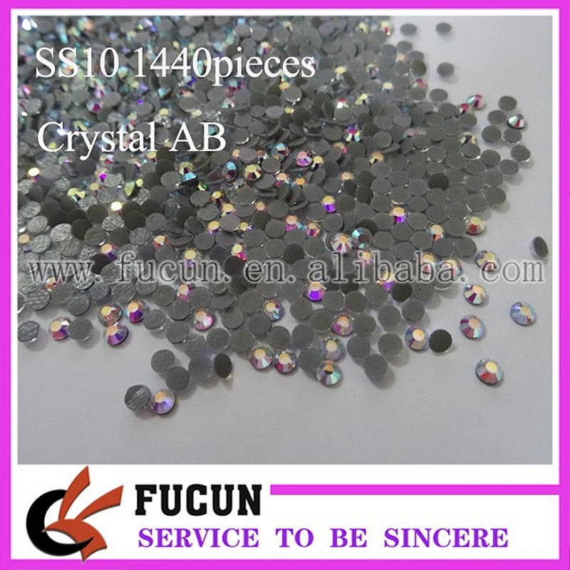 10 gross (1440 pieces) Korean DMC hotfix rhinestone loose rhinestone for garment accessories