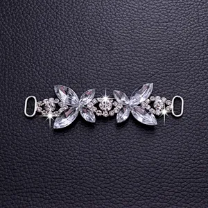 Wholesale High Quality sparkly fashion style clear rhinestone bikini chain connector