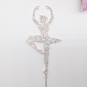 2018 New product girls photo birthday party cake decorations ballet princess tutu cake topper for sale