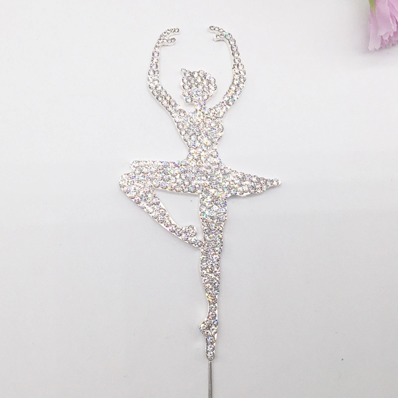 2018 New product girls photo birthday party cake decorations ballet princess tutu cake topper for sale