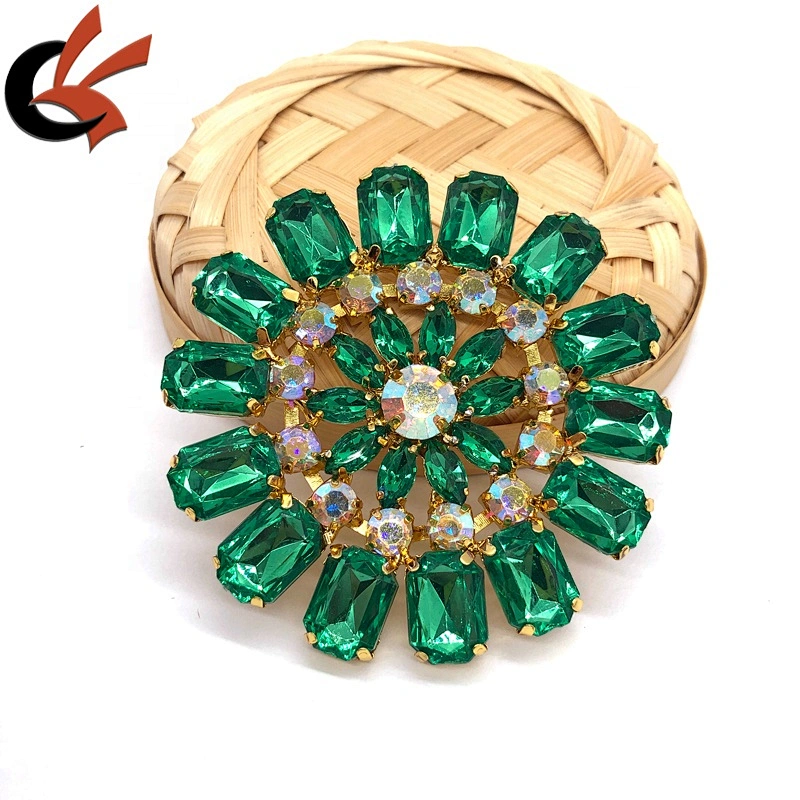 Carnival accessories green rhinestone appliques for dress