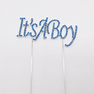 Party decorations customized cake topper supplies it's a boy/it's a girl birthday party cake topper